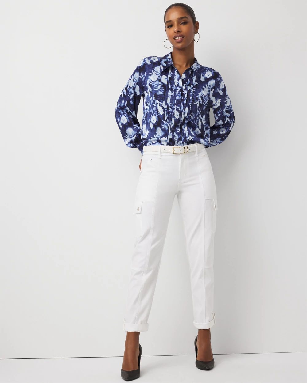 パンツ CITY MASSIVE UTILITY CROPPED PANTS Pret Utility Crop Pant | White House Black Market